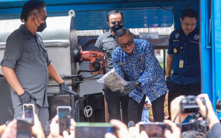 Pemusnahan barang bukti narkoba