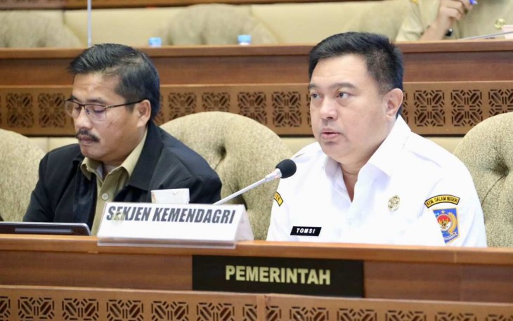 Plt Sekjen Kemendagri Tomsi Tohir 