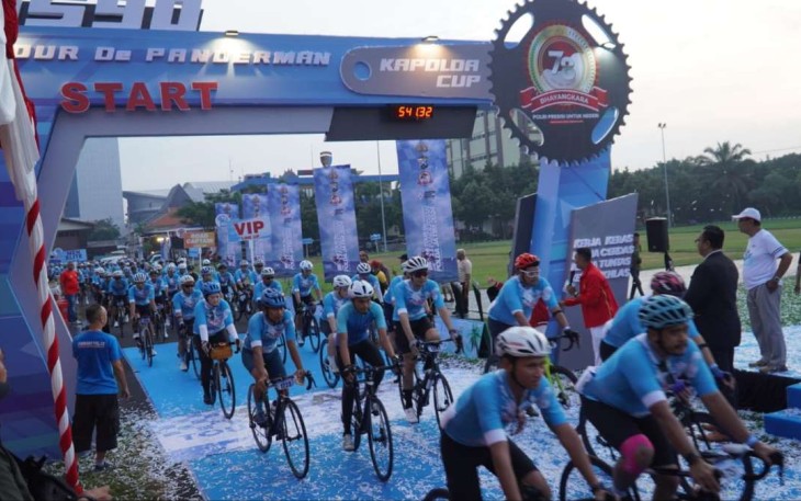 Peserta Tour de Panderman 2024