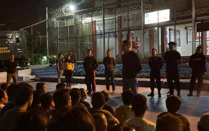 Penerimaan 45 WBP Rutan Labuhan Deli 