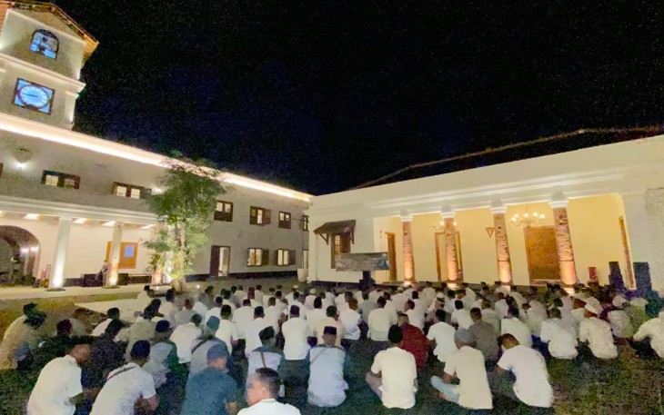 Zikir dan doa bersama prajurit Yonarmed 12 Kostrad