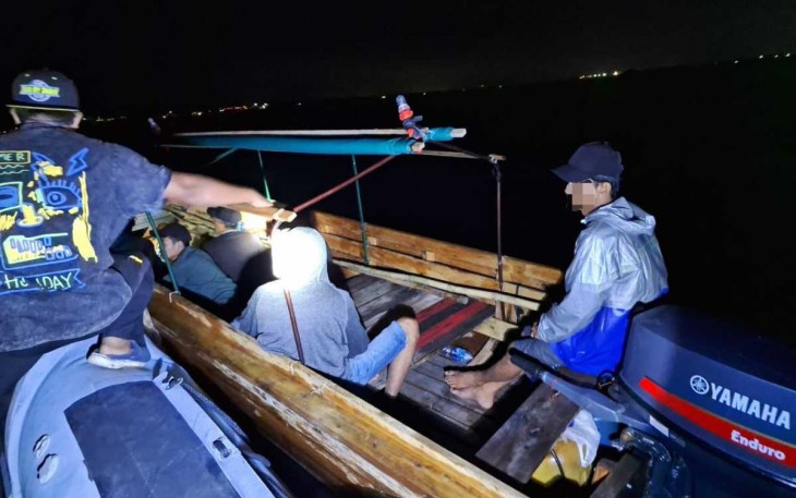 Terduga pelaku pencurian sparepart kapal