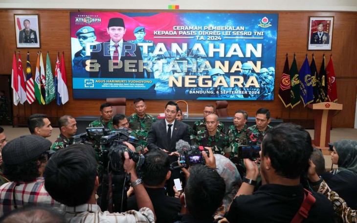 Menteri ATR/BPN Agus Harimurti Yudhoyono 