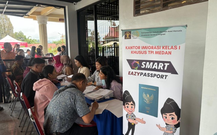 Imigrasi Medan Melayani Pengurusan Paspor.