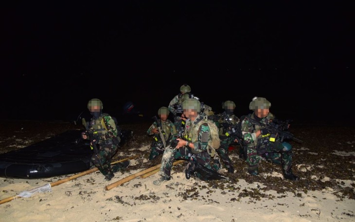 Operasi amphibi pasukan khusus TNI AL