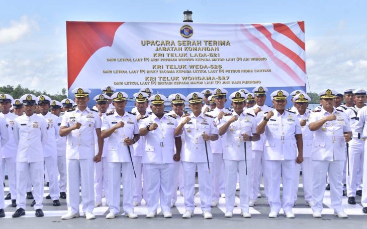 Sertijab komandan KRI jajaran Koarmada III Sorong