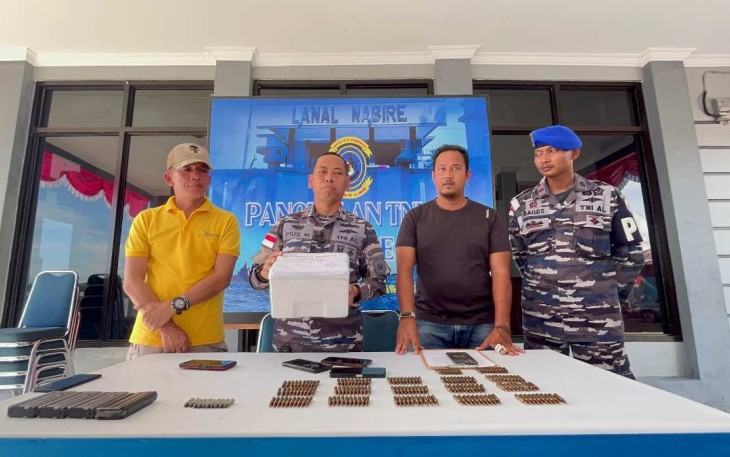 Penemuan amunisi di perairan Pantai Labani, Nabire