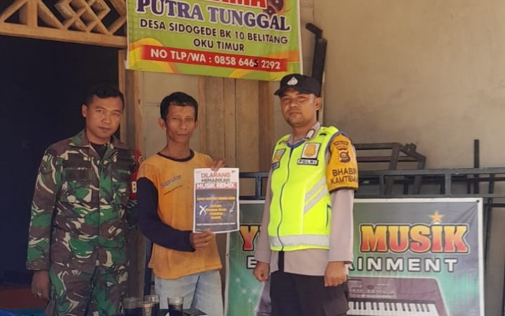 Larangan Musik Remix, Dj dan Hause di Wilayah Hukum Polsek Belitang III