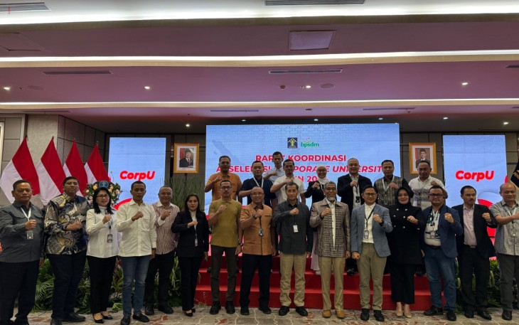 Kemenkumham Sumut Hadiri Rakor Akselerasi Corporate University Tahun 2024.