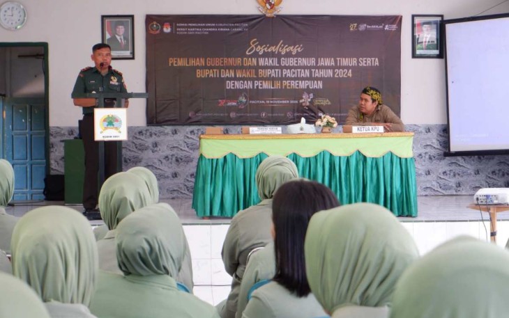 Sosialisasi tahapan pilkada di Kodim 0806/Trenggalek 