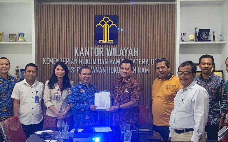 Kanwil Kemenkumham Sumut Gelar Rapat Harmonisasi.