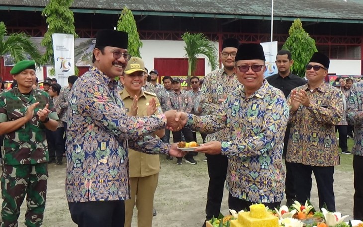 Peringatan Hari Bhakti PUPR ke-79 Dukung Program Swasembada Pangan.