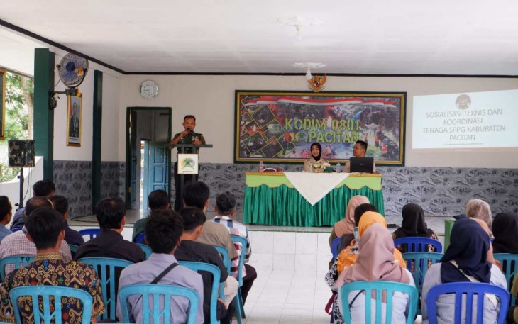 Sosialisasi teknis dan koordinasi tenaga SPPG di wilayah Kodim Pacitan 