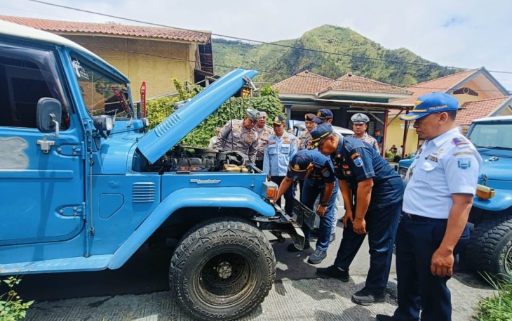 Ramp check kendaraan wisata kawasan Bromo, Selasa (19/12)