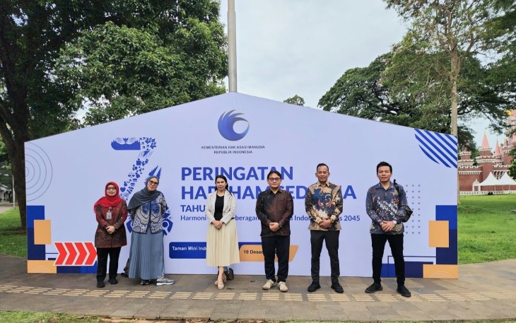 Kementerian HAM pada Kegiatan Puncak Peringtan Hari HAM Sedunia.