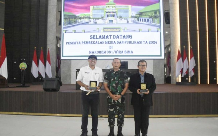 Pembekalan Media dan Publikasi Korem 031/Wira Bima, Rabu (7/2)