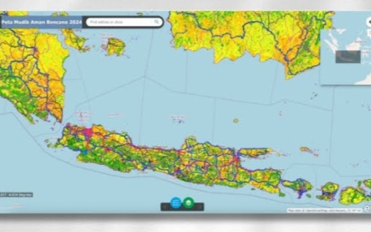 Peta Mudik Siaga Bencana 2024