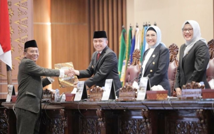 Penyerahan LKPJ Gubernur Sumsel TA 2023 