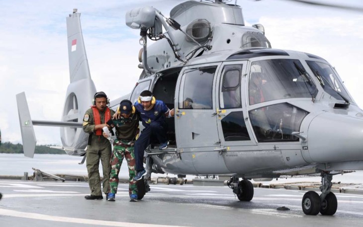 Latihan Aircraft Ground Handling Prajurit Koarmada III