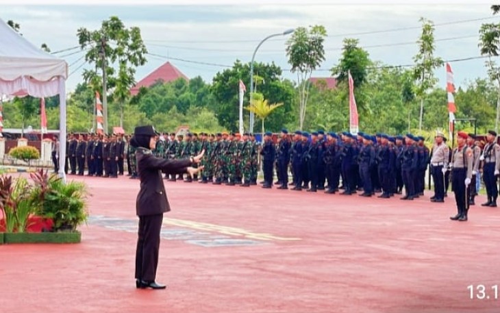 Kapolres Bintan Pimpin Upacara Peringatan HUT Bhayangkara ke-78 
