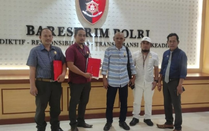 Tim PH Ujang Kosasih SH dan The FraLaw Justice resmi melaporkan ke Bareskrim Mabes Polri 