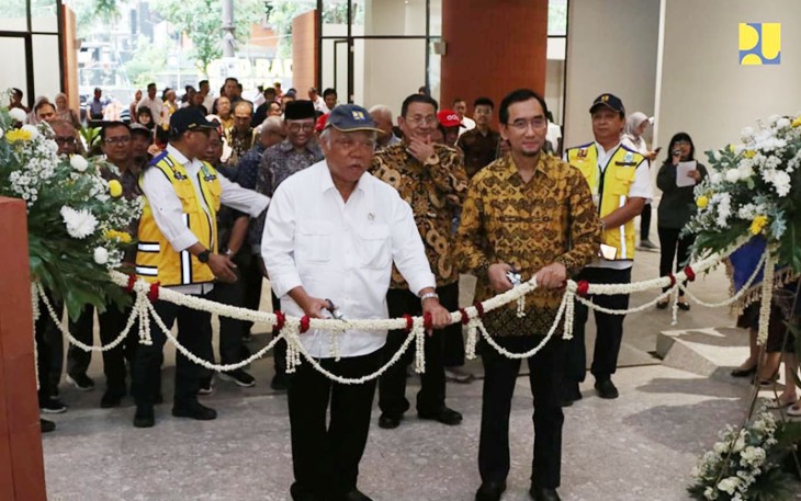 Menteri Basuki saat Resmikan Gedung Auditorium dan Gedung Entrepreneurship Terpadu Universitas Brawijaya