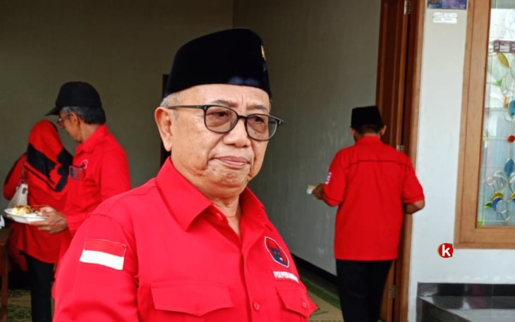 Ketua DPC PDIP Kabupaten Blitar, Rijanto. (Foto : Faisal NR / Klikwarta.com)