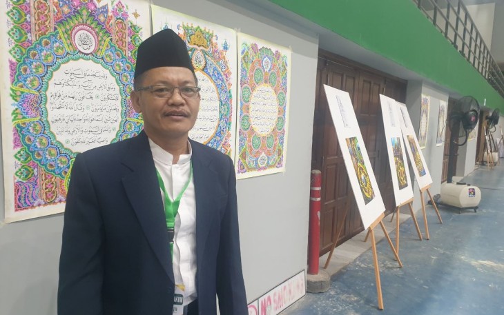 Ketua Dewan Hakim Lomba Kaligrafi MTQ Nasional 2024 Ujang Badrussalam