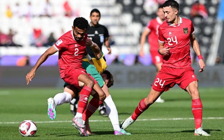 Timnas Indonesia saat bertanding