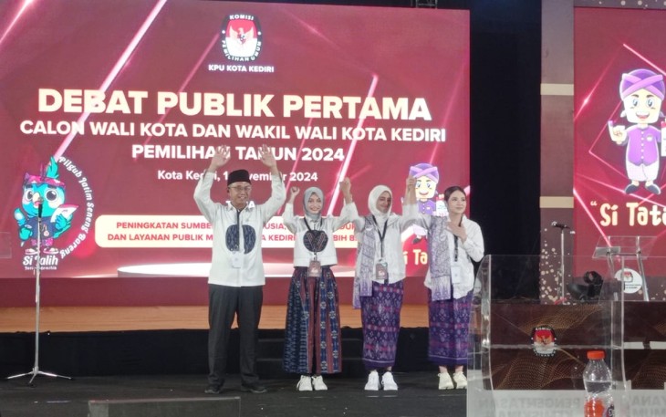 KPU Kota Kediri Gelar Debat Publik Pertama Pilkada 2024