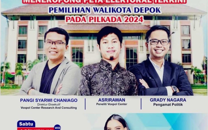 Survei Voxpol Pilkada Depok 2024