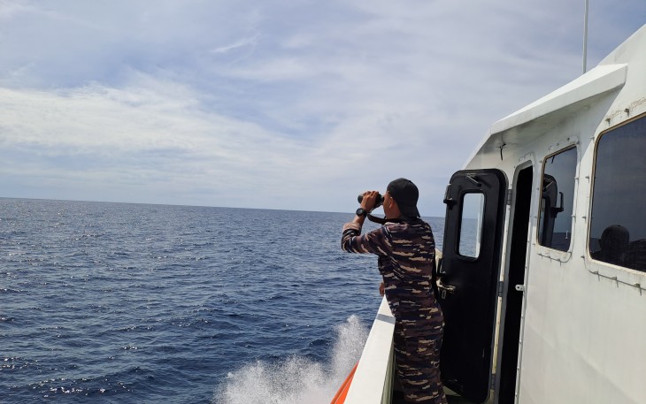 Brigjen Said Latuconsina Kerahkan Personel dan Unsur Patroli TNI AL Laksanakan Pencarian Laka Laut di Perairan Maluku