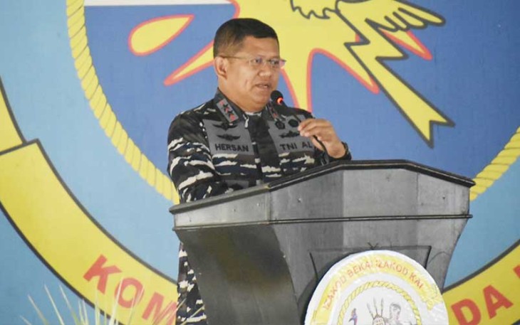Pangkoarmada III Laksamana Muda TNI Hersan, S.H., M.Si., M.Tr.Opsla