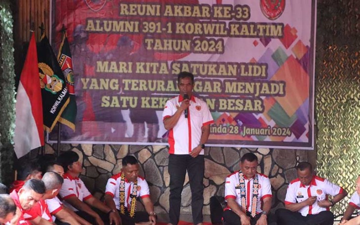Reuni Akbar ke-33 Tahun Alumni 391-1 Korwil Kaltim