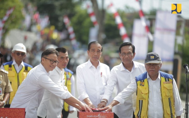 Presiden Jokowi saat Resmikan 7 Ruas IJD di Provinsi DIY