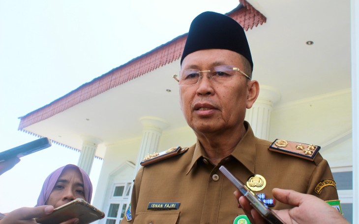 Sekretaris Daerah (Sekda) Provinsi Bengkulu Isnan Fajri