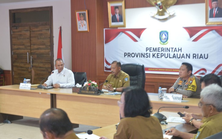 Sekdaprov Kepri Terima Audiensi TIM PKDN Sespimti Polri 