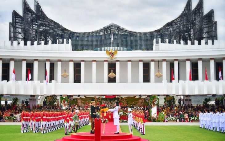 Upacara HUT RI Ke-79 di Istana Negara IKN 