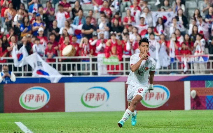 Pratama Arhan memastikan kemenangan timnas Indonesia U-23 dalam adu pinalti melawan Korsel