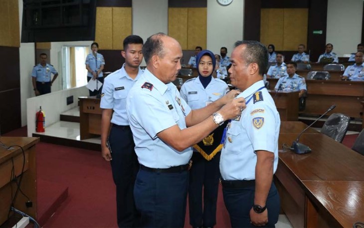 Wadan Seskoau saat Membuka Standardisasi Pengajaran Seskoau Tahun 2024