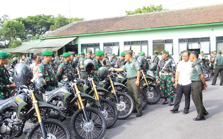 Kodim 0806/Trenggalek Gelar Pemeriksaan Kendaraan Dinas