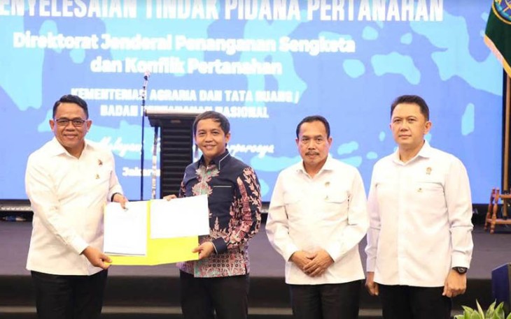 Kementerian ATR/BPN Kuatkan Sinergi Bersama Aparat Penegak Hukum