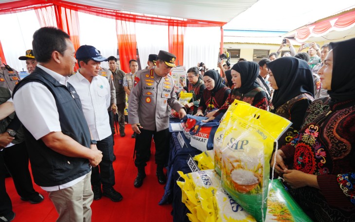 Kapolri Jenderal Listyo Sigit Prabowo Tinjau GPM di Kalbar