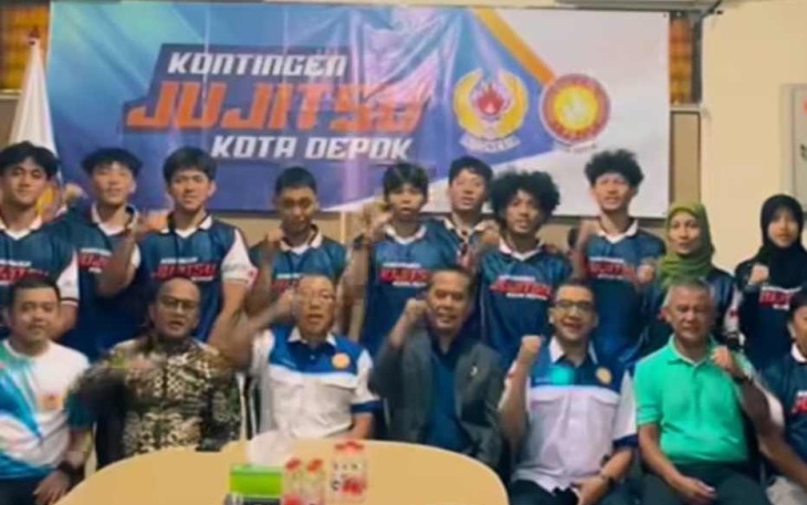 KONI Kota Depok Resmi Lepas Kontingen Jujitsu ke Babak Kualifikasi Porprov Jabar 2025