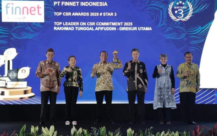 PT Finnet Indonesia, anak usaha PT Telkom Indonesia (Persero) Tbk (Telkom) Dapat 2 Penghargaan Top CSR Awards 2025