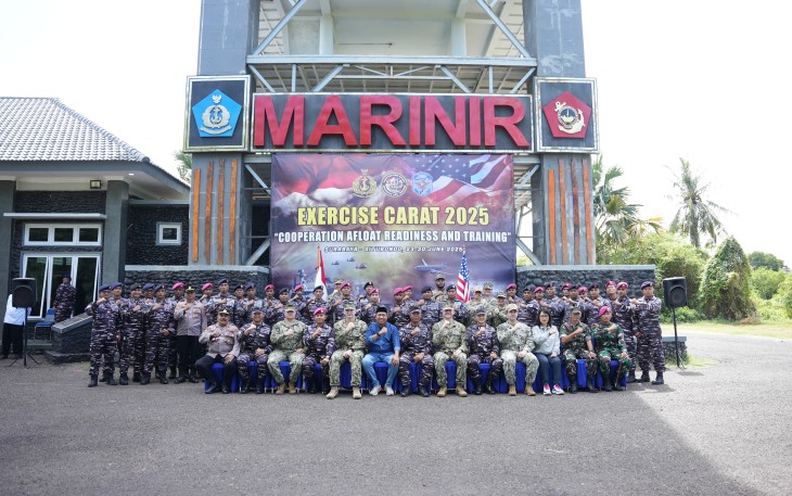 Latihan Bersama Carat 2025 Antara TNI AL Dengan US Navy dan USMC Resmi Ditutup