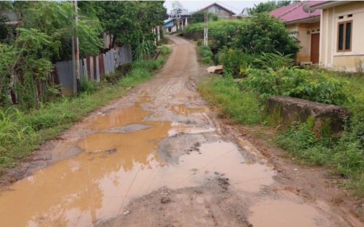 Kondisi Jalan Perumahan Griya Andika Alfatindo