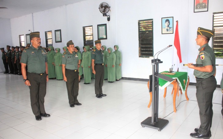 Kodim 0806/Trenggalek Gelar Sertijab Perwira