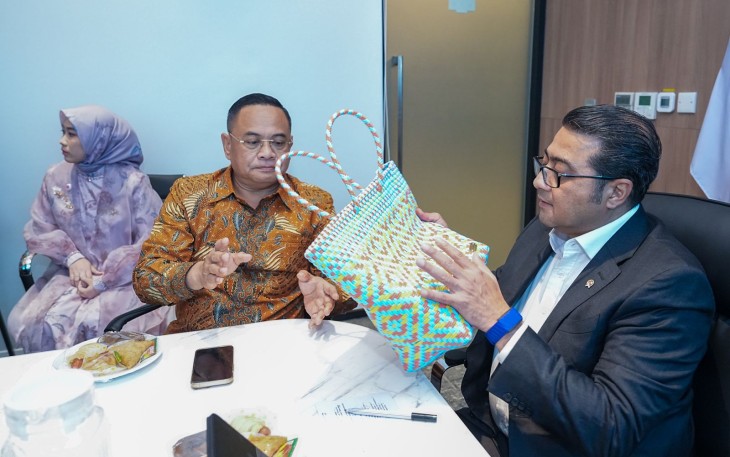 Menteri Ekraf Teuku Riefky Harsya Menerima Audiensi dengan Bupati Pati Sudewo