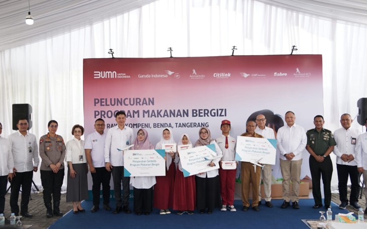 Garuda Indonesia Group Dukung Program Makan Bergizi di Wilayah Kota Tangerang 